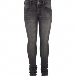 Dżinsy - Super slim fit - w kolorze szarym. Szare jeansy dziewczęce Retour Denim de Luxe, ze skóry. W wyprzedaży za 105,95 zł.
