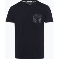 Selected - T-shirt męski – Slhkristian, niebieski. Niebieskie t-shirty męskie Selected, s, bez wzorów, bez kołnierzyka. Za 89,95 zł.