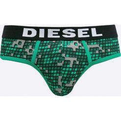 Diesel - Slipy (3-pack). Brązowe slipy męskie Diesel, z bawełny. Za 189,90 zł.