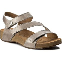 Sandały JOSEF SEIBEL - Tonga 25 78519 38 657 Cristal. Szare klapki damskie Josef Seibel, bez wzorów, ze skóry ekologicznej, bez obcasa. Za 299,00 zł.