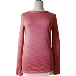 Koszulka w kolorze różowym. Różowe koszulki damskie re.draft, xs, w paski, z wiskozy, z okrągłym kołnierzem. W wyprzedaży za 44,95 zł.