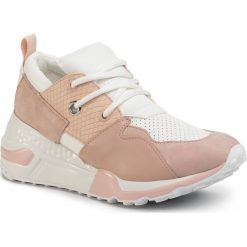 Sneakersy STEVE MADDEN - Cliff SM11000185-02002-100 Nude Multi. Brązowe półbuty damskie Steve Madden, bez wzorów, z zamszu, bez obcasa, na koturnie, bez zapięcia. Za 519,00 zł.
