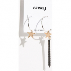 Kolczyki z gwiazdkami - Wielobarwn. Czerwone kolczyki damskie marki Brazi druse jewelry, z agatem, srebrne, na sztyftcie. Za 14,99 zł.