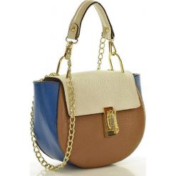 Torebka vera pelle glamour mazzini - cinzia. Czerwone torby na laptopa marki Verostilo, ze skóry, na ramię. Za 189,00 zł.