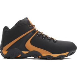 Czarno-Camelowe Trapery Splurge. Czarne buty trekkingowe męskie marki Born2be, na sznurówki. Za 74,99 zł.