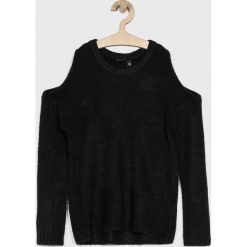 Lmtd - Sweter 134-176 cm. Czarne swetry dziewczęce LMTD, bez wzorów, z elastanu, z okrągłym kołnierzem, bez rękawów, bez kaptura. W wyprzedaży za 49,90 zł.