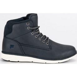 FILA LANCE MID. Niebieskie półbuty męskie Fila, na zimę, bez wzorów, bez zapięcia. Za 299,00 zł.