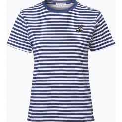 Marie Lund - T-shirt damski, niebieski. Niebieskie t-shirty damskie Marie Lund, m, z aplikacjami, z klasycznym kołnierzykiem. Za 59,95 zł.