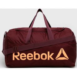 Reebok - Torba. Brązowe torebki klasyczne damskie Reebok, w paski, z poliesteru, casualowe, na ramię, duże, bez dodatków. Za 99,90 zł.