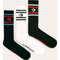 Converse - Skarpety (3 pack). Czarne skarpetki męskie Converse, bez wzorów, z elastanu. W wyprzedaży za 44,90 zł.