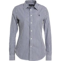 Polo Ralph Lauren STRETCH SLIM FIT Koszula navy/white. Szare koszulki polo damskie marki U.S. Polo, s, z bawełny, casualowe, z klasycznym kołnierzykiem, z długim rękawem. Za 459,00 zł.