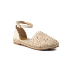 DeeZee WSS20010-5 Beżowy. Brązowe espadryle damskie DeeZee, bez wzorów, z materiału, bez obcasa. Za 79,99 zł.