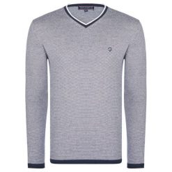 Felix Hardy Sweter Męski Xxl Ciemny Niebieski. Niebieskie swetry męskie marki Felix Hardy, xxl, w paski, z materiału, bez kołnierzyka, bez kaptura. W wyprzedaży za 159,00 zł.