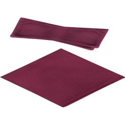 Mucha z poszetką MUA0003189. Czerwone muszki męskie marki Giacomo Conti, bez wzorów, eleganckie. Za 129,00 zł.