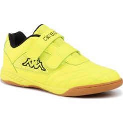 Sneakersy KAPPA - Kicjkoff Oc T 260695T Yellow/Black. Żółte trampki chłopięce Kappa, bez wzorów, ze skóry ekologicznej, na rzepy. Za 99,00 zł.