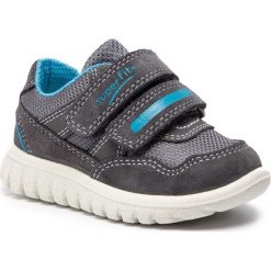 Sneakersy SUPERFIT - 4-09191-21 M Grau/Blau. Szare trampki chłopięce Superfit, bez wzorów, z zamszu, na rzepy. W wyprzedaży za 159,00 zł.