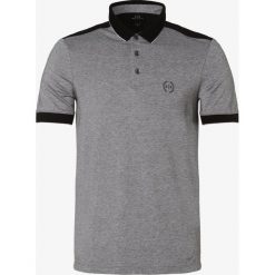 Armani Exchange - Męska koszulka polo, czarny. Czarne koszulki męskie Armani Exchange, m, z nadrukiem, z bawełny, polo, bez rękawów. Za 139,95 zł.
