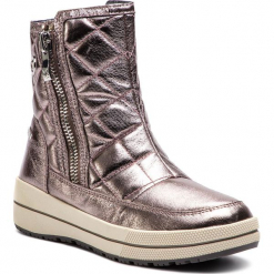 Śniegowce CAPRICE - 9-26454-21 Rose Metallic 510. Żółte buty zimowe damskie Caprice, ze skóry ekologicznej. Za 249,90 zł.