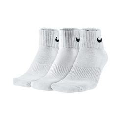 Skarpety Nike 3PPK Cushion Quarter (SX4703-101). Czarne skarpetki męskie marki Nike. Za 29,99 zł.