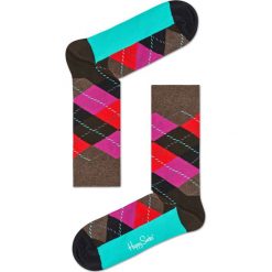 Happy Socks - Skarpety Argyle. Pomarańczowe skarpetki męskie marki Happy Socks, z elastanu. W wyprzedaży za 29,90 zł.