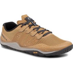 Buty MERRELL - Trail Glove 5 J066197 Gold. Pomarańczowe buty sportowe męskie Merrell, z tworzywa sztucznego, bez zapięcia, do biegania. Za 439,00 zł.