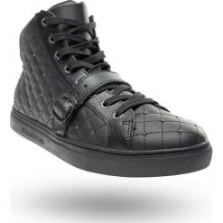 SNEAKERSY TRUSSARDI JEANS. Czarne sneakersy damskie z jeansu. Za 299,50 zł.