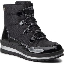 Śniegowce CAPRICE - 9-26205-23 Black Comb 019. Czarne kozaki damskie Caprice, na zimę, ze skóry ekologicznej, bez obcasa, bez zapięcia. Za 299,00 zł.