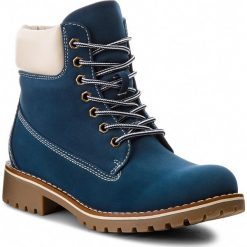 Trapery JENNY FAIRY - WS722-6 Navy. Niebieskie buty zimowe damskie Jenny Fairy, ze skóry ekologicznej. Za 129,99 zł.
