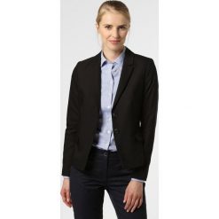 Marie Lund - Blezer damski, czarny. Czarne bolerka i narzutki damskie Marie Lund, bez wzorów, bez rękawów. Za 499,95 zł.