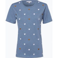 Marie Lund - T-shirt damski, niebieski. Niebieskie t-shirty damskie Marie Lund, xl, z haftami, z bawełny. Za 59,95 zł.
