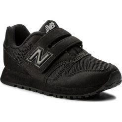 Sneakersy NEW BALANCE - KV373ABY Czarny. Czarne półbuty dziewczęce New Balance, na rzepy. W wyprzedaży za 179,00 zł.