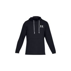 Bluzy Under Armour Sportstyle Terry Hoodie 1329291-001. Czarne bluzy męskie Under Armour, s, bez wzorów, bez kołnierzyka, bez rękawów, bez kaptura. Za 179,99 zł.