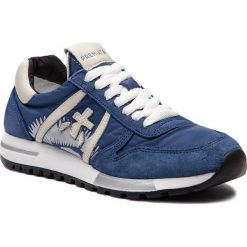 Sneakersy PREMIATA - Kim 3400 Granatowy. Niebieskie półbuty damskie Premiata, ze skóry. W wyprzedaży za 429,00 zł.