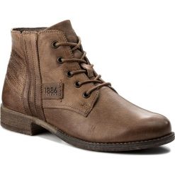 Botki JOSEF SEIBEL - Sienna 41 99641 MI720 250 Taupe. Brązowe botki damskie na obcasie marki Josef Seibel, z materiału. W wyprzedaży za 259,00 zł.