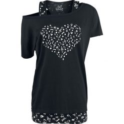 Full Volume by EMP When The Heart Rules The Mind Koszulka damska czarny. Czarne t-shirty damskie marki Full Volume by EMP, xxl, z nadrukiem. Za 99,90 zł.