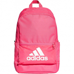 ADIDAS CLASSIC BADGE OF SPORT > DT2630. Różowe plecaki damskie Adidas, bez wzorów, z poliesteru, klasyczne. Za 99,99 zł.