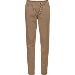 Chinosy damskie: Spodnie chino Slim Fit bonprix wielbłądzia wełna