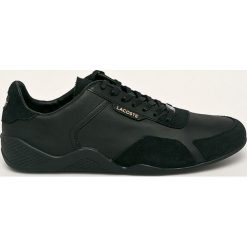 Lacoste - Buty skórzane Hapona. Czarne sneakersy męskie Lacoste, ze skóry, na sznurówki. Za 529,90 zł.