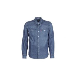 Koszule z długim rękawem Levis BARSTOW WESTERN. Niebieskie koszule męskie marki Levi's®, s, bez wzorów, bez kołnierzyka, z długim rękawem. Za 349,00 zł.