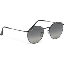 Okulary przeciwsłoneczne RAY-BAN - Round Flat Lenses 0RB3447N 002/71 Black. Czarne okulary przeciwsłoneczne damskie Ray-Ban. W wyprzedaży za 499,00 zł.