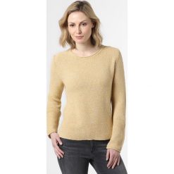 Apriori - Sweter damski z dodatkiem lnu, żółty. Żółte swetry damskie Apriori, s, bez wzorów, bez rękawów, bez kaptura. Za 249,95 zł.