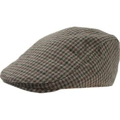 Brązowy Męski Kaszkiet, Jesienno-Zimowy w Pepitkę, Kratkę - Pako Jeans CPAPJNSKASZKIET632. Pomarańczowe czapki męskie Pako Jeans, na zimę, w kratkę, z jeansu. Za 37,50 zł.