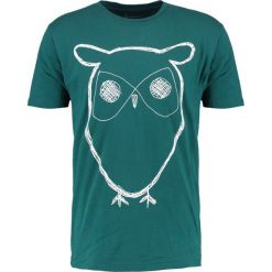 T-shirty męskie z nadrukiem: Knowledge Cotton Apparel OWL Tshirt z nadrukiem bayberry