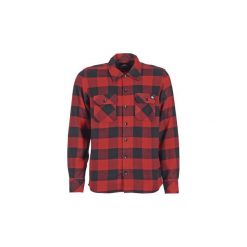 Koszule z długim rękawem Dickies SACRAMENTO. Czerwone koszule męskie Dickies, s, bez wzorów, bez kołnierzyka, z długim rękawem. W wyprzedaży za 153,30 zł.