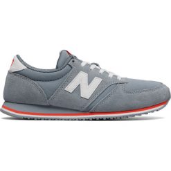 Buty New Balance 420 (WL420TMB). Szare buty sportowe damskie marki New Balance, bez wzorów, z zamszu, sportowe. Za 149,99 zł.