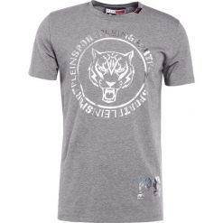 Plein Sport ROUND NECK GAME Tshirt z nadrukiem grey/orange. Szare koszulki polo męskie Plein Sport, m, z nadrukiem, z elastanu. W wyprzedaży za 647,40 zł.