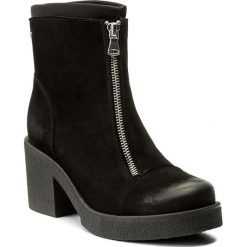 Botki WOJAS - 7591-21 Czarny. Czarne buty zimowe damskie Wojas, z materiału. W wyprzedaży za 279,00 zł.
