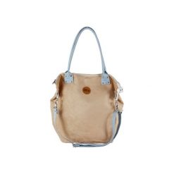 Torebki klasyczne damskie: TORBA WOREK BEIGE #LIGHTBLUE2