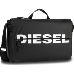 Torba na laptopa DIESEL - F-Bold Messenger II X06501 P1705 T8013. Czarne plecaki męskie Diesel, bez wzorów, z tworzywa sztucznego, sportowe. W wyprzedaży za 369,00 zł.
