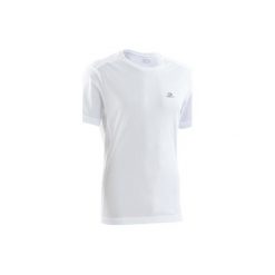 Koszulka do biegania RUN DRY męska. Białe koszulki sportowe męskie marki KALENJI, xl, z poliesteru, do biegania. Za 19,99 zł.